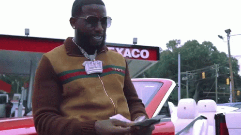 Gucci Mane Counting His Money GIF