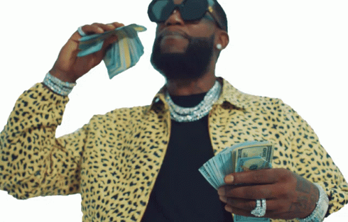 Gucci Mane Flexing His Money GIF