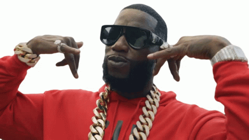 Gucci Mane Showing His Golds GIF