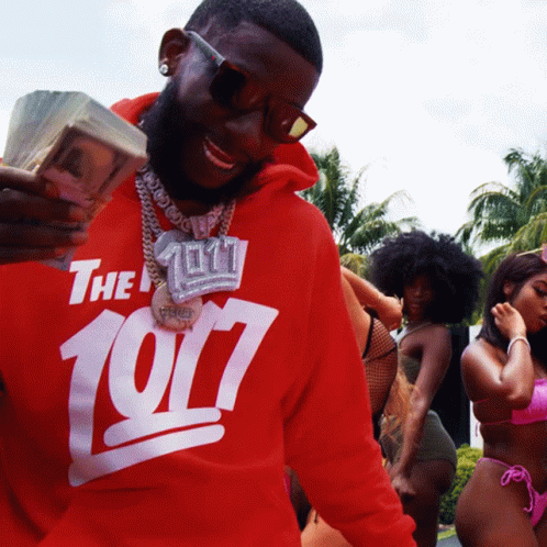 Gucci Mane Showing His Money GIF