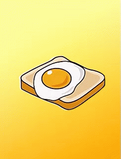 Gudetama Lazy Egg Slide Talking Sandwhich GIF