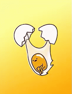 Gudetama Lazy Egg Yolk Swing GIF