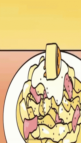 Gudetama Lazy Egg Fall Fettucine GIF