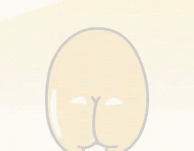Gudetama Lazy Egg Butt Face Cute Wiggle GIF