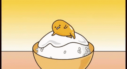 Gudetama Lazy Egg Topping GIF