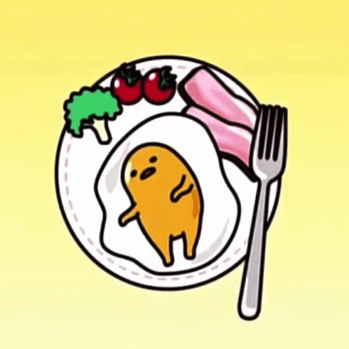 Gudetama Lazy Egg Dance Breakfast GIF