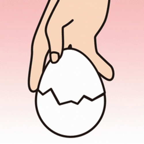 Gudetama Lazy Egg Crack Hi I Can't GIF