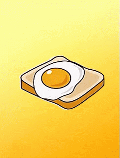 Gudetama Lazy Egg Slide Talking Sandwhich GIF