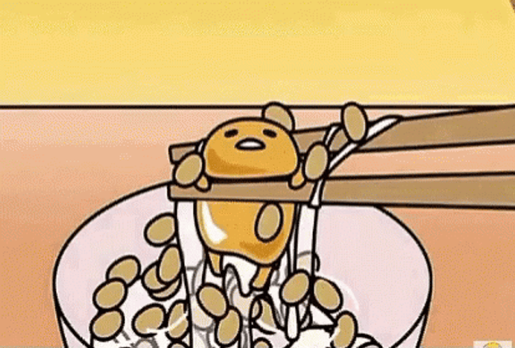 GudetamaLazy Egg Nato Cute Fall GIF