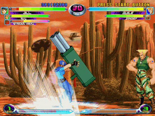 Guile vs Strider Highu Fight
