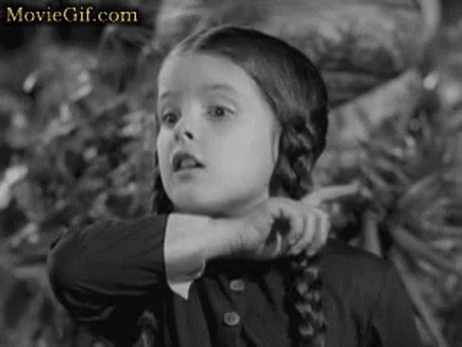 Guillotine Like Motion Little Girl GIF