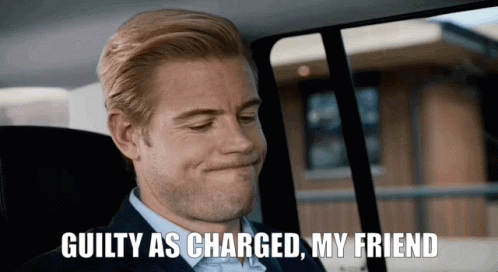Guilty as Charged Man in Suit