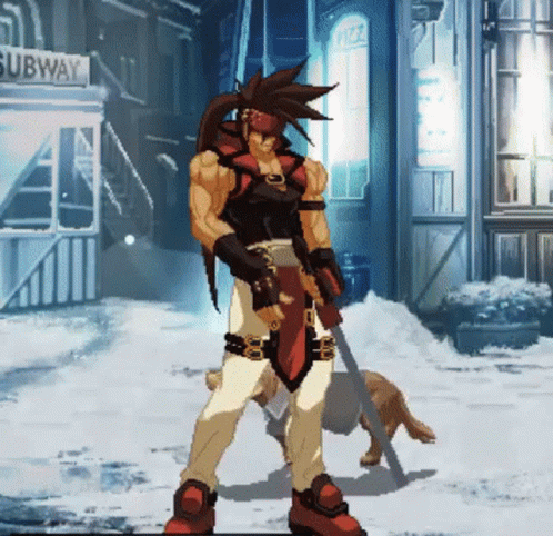 Guilty Gear Sol Power Up GIF