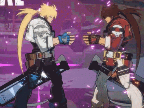 Guilty Gear Sol Vs Kiske GIF