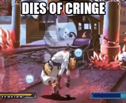 Guilty Gear Zappa Dies Of Cringe GIF