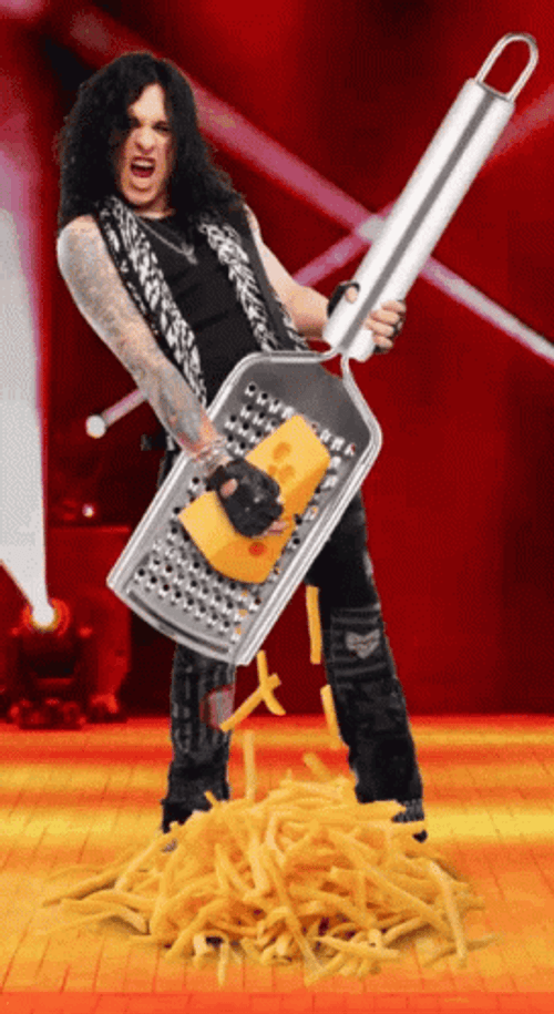 Shredder Guitar Cheese Grater  Grater, Cheese grater, Music gifts