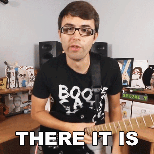 Guitarist Man There It Is GIF
