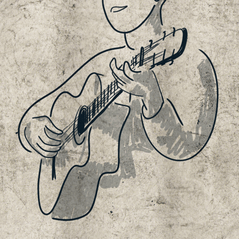 Guitarist Sketch Tuesday GIF