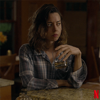 Gulp Gulp Gulp Aubrey Plaza Drunk Meme GIF