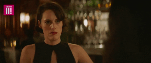 Gulp Gulp Gulp Phoebe Waller Bridge Meme GIF
