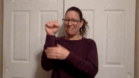 Gulp Gulp Gulp Sign Language Meme GIF