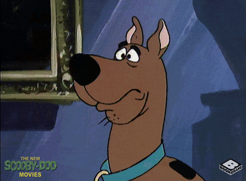Gulp Gulp Gulp Terrified Scooby Doo Meme GIF