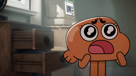 Gumball Darwin Watterson Frustrated Shouting GIF