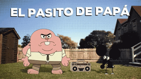 Gumball El Pasito De Papa GIF
