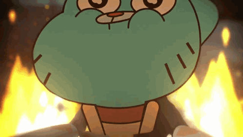 Gumball from The Amazing World of Gumball by Burning Fire