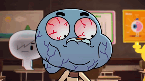 Gumball Looks Sick