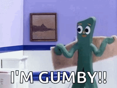 Gumby Squid Holding Towel