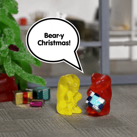 Gummy Bears Merry Christmas Meme GIF
