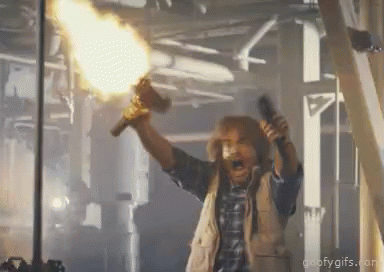 Crazy Fire Gun Shooting GIF