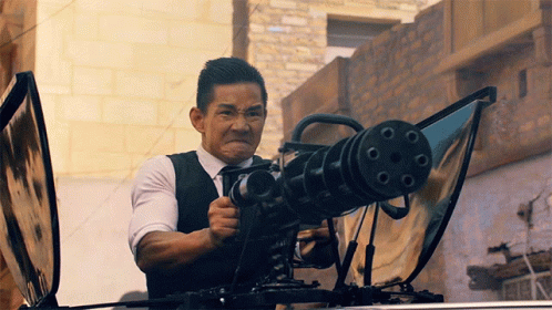 Vanguard Machine Gun Shooting Film GIF