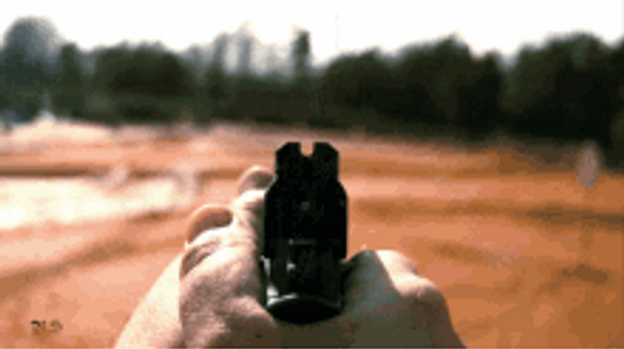 animated gun shooting bullet
