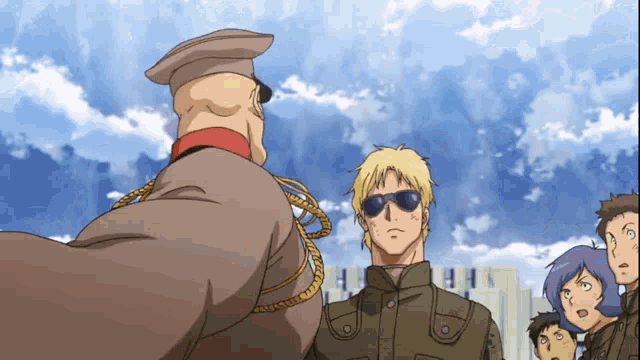 Gundam Char Aznable Slap Scene GIF
