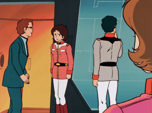 Gundam Sleggar Law Slapped Mirai Noa GIF