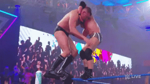 Gunther Drop From Top Rope GIF