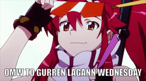 Gurren Lagann Adorable Anime GIF