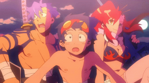 Gurren Lagann Big Bro Manga Series GIF