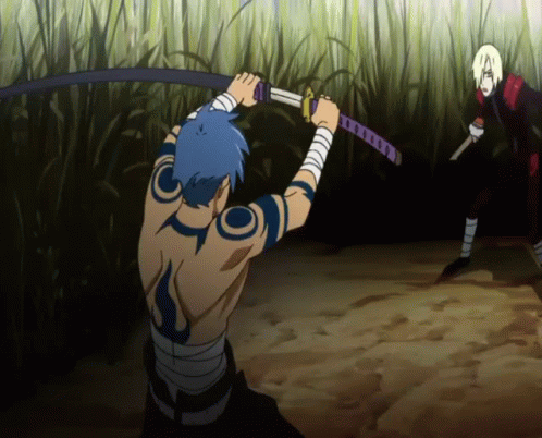 Gurren Lagann Kamina Long Sword Anime GIF