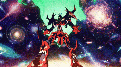 Gurren Lagann Mecha Japanese Robot Anime GIF