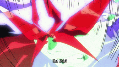 Gurren Lagann Super Tengen Toppa Finishing Move GIF