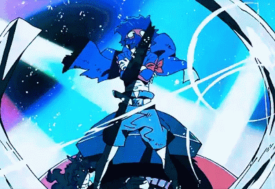 Gurren Lagann Tengen Toppa Standing Anime GIF