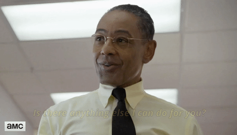 Gustavo Fring Anything I Can Do For You GIF
