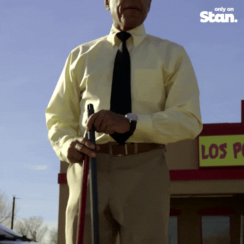 Gustavo Fring Looking At His Watch GIF