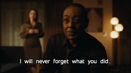 Gustavo Fring Never Forget What You Did GIF