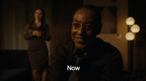 Gustavo Fring Now You Eat GIF