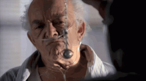 Gustavo Fring Talking To Hector Salamanca GIF