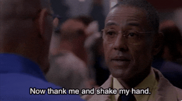 Gustavo Fring Thank Me And Shake My Hand GIF